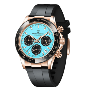 Chronograph DDN Gold Blue