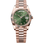 Day-Date Rose Gold Green