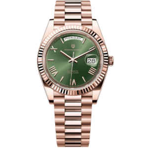 Day-Date Rose Gold Green