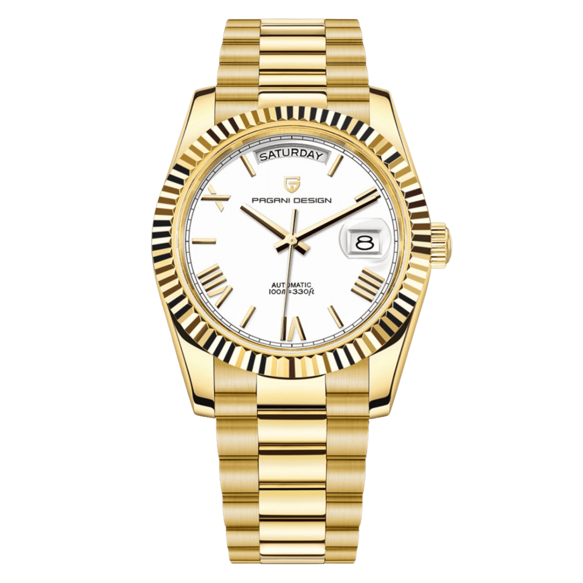 Day-Date Gold White