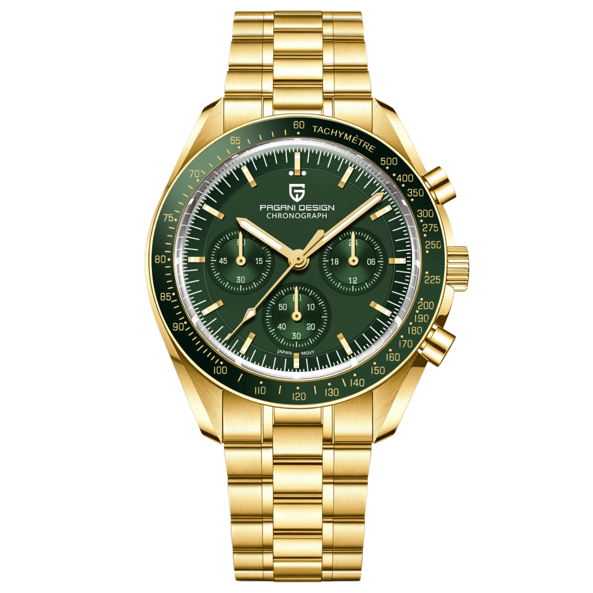 Chronograph CB Gold Green